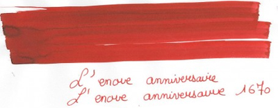 J. Herbin Rouge Hematite Swatch