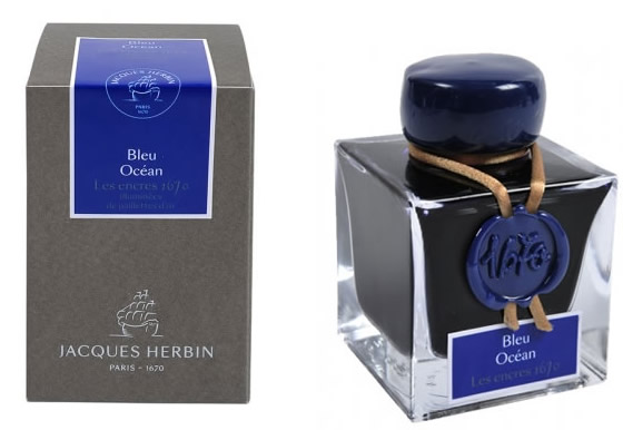 Ocean Blue 1670 Anniversary Ink by Herbin