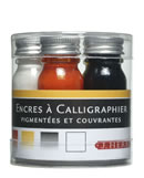 Calligraphy Ink Sampler by Herbin