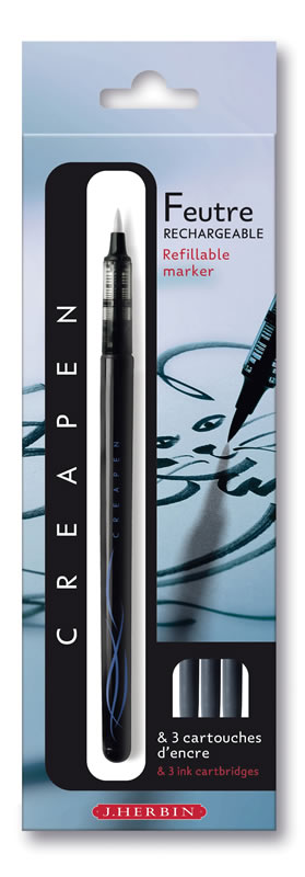 Gourmet Pens: Review: J. Herbin Calligraphy Markers @BureauDirect