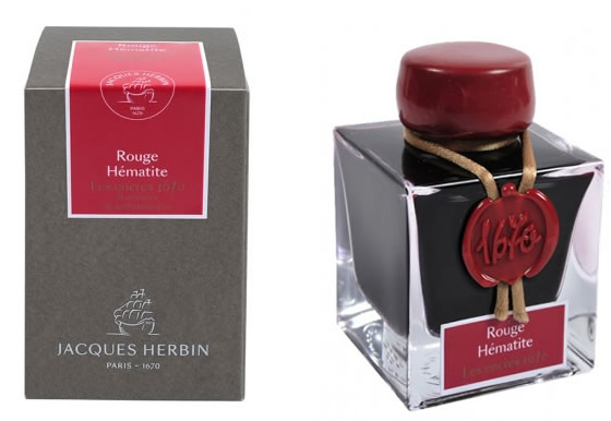 Rouge Hermatite 1670 Anniversary Ink by Herbin