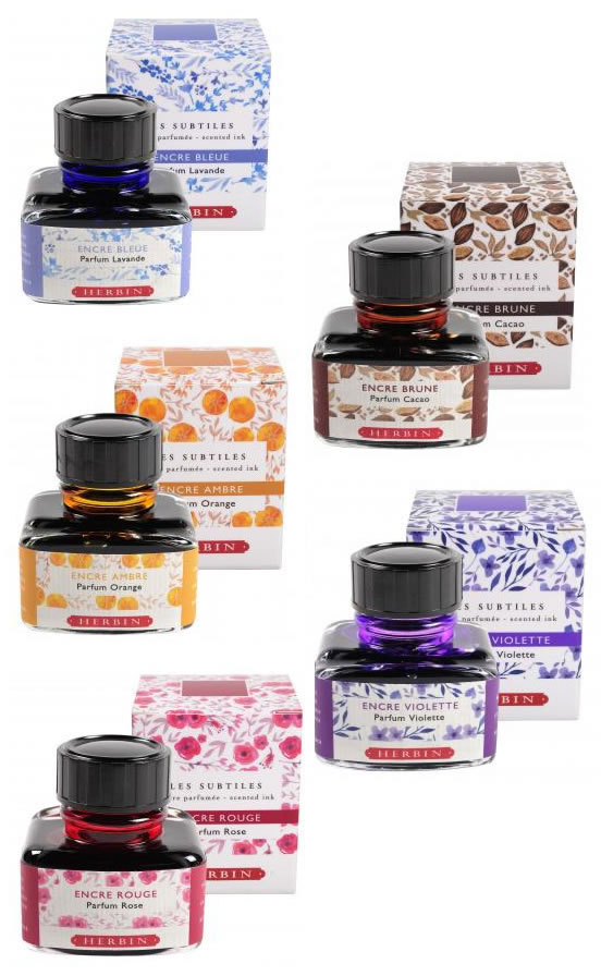 J Herbin Ink Blotter - Traditional Rocker Style Wooden Ink Blotter