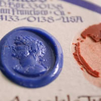 Sample Sealing Wax Sent Through the Mail